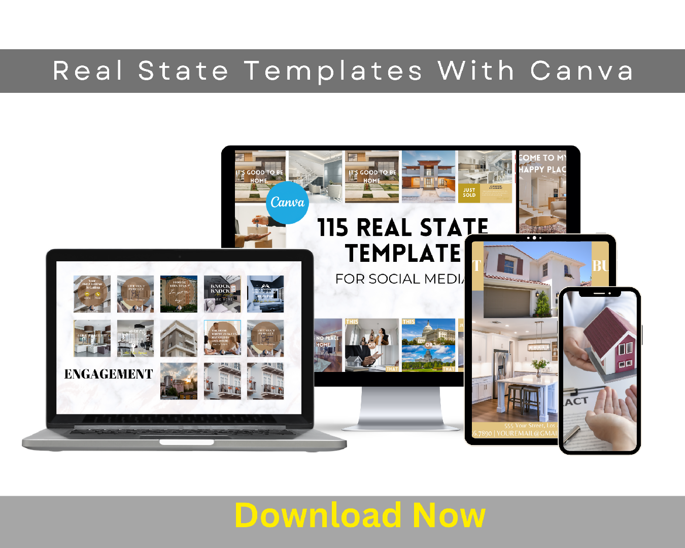 Real State Templates With Canva Full Editable