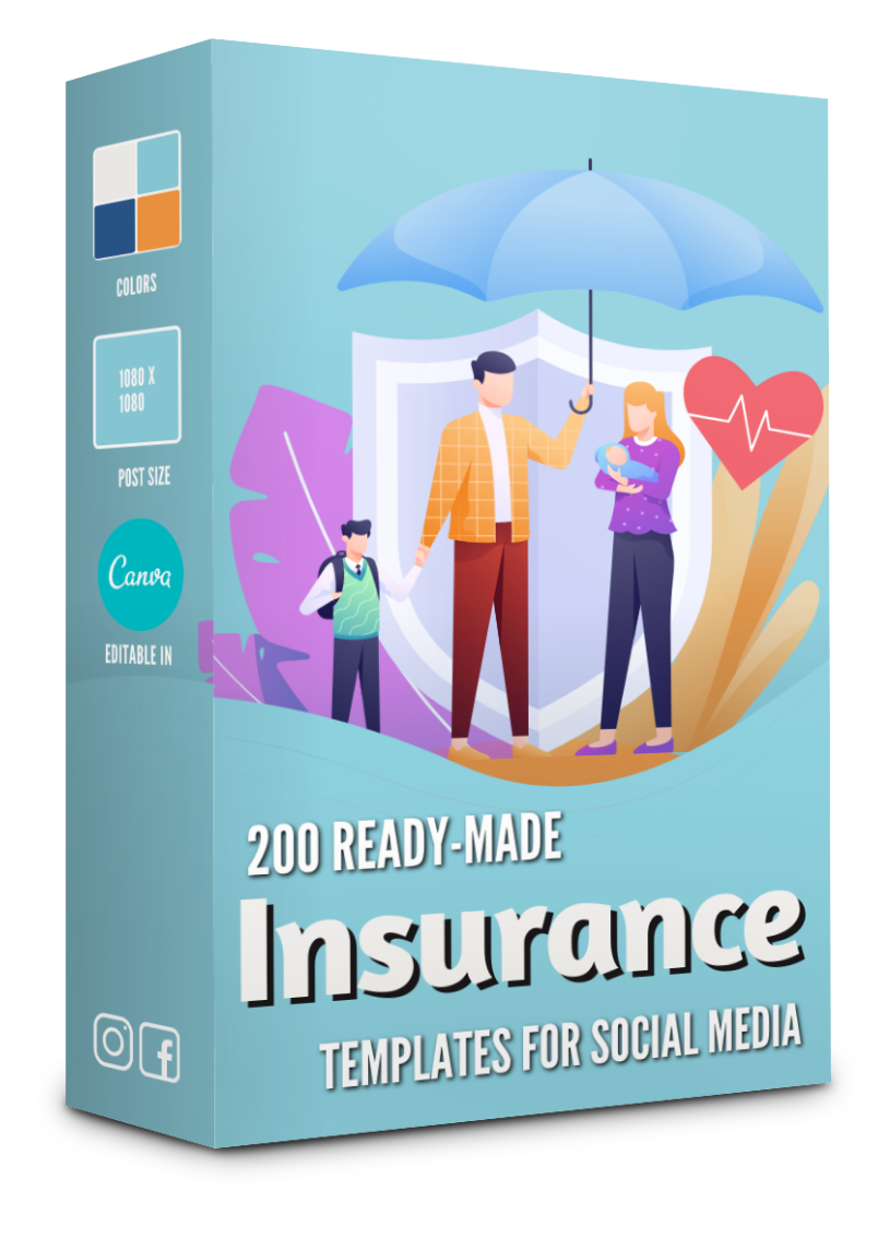 200 Insurance Templates for Social Media