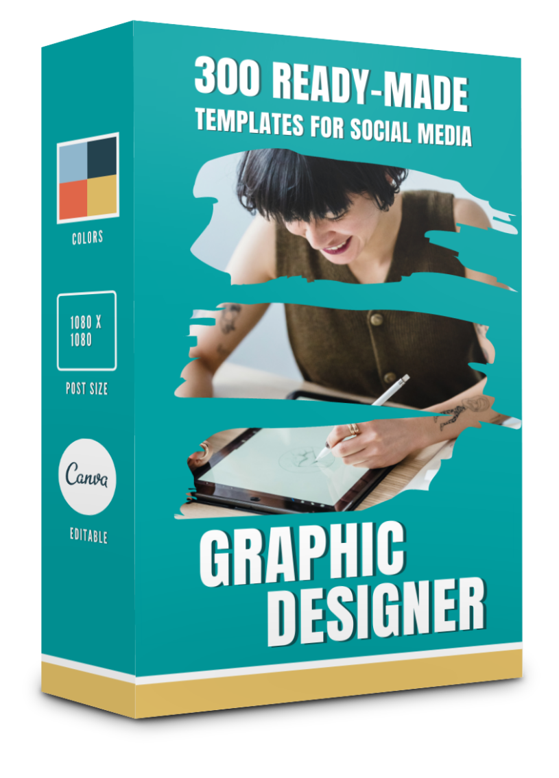 300 Graphic Designer Templates for Social Media - 90% OFF