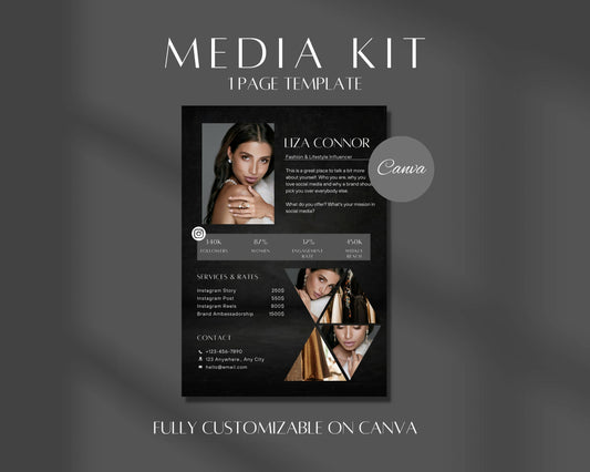 Instagram Media Kit Template