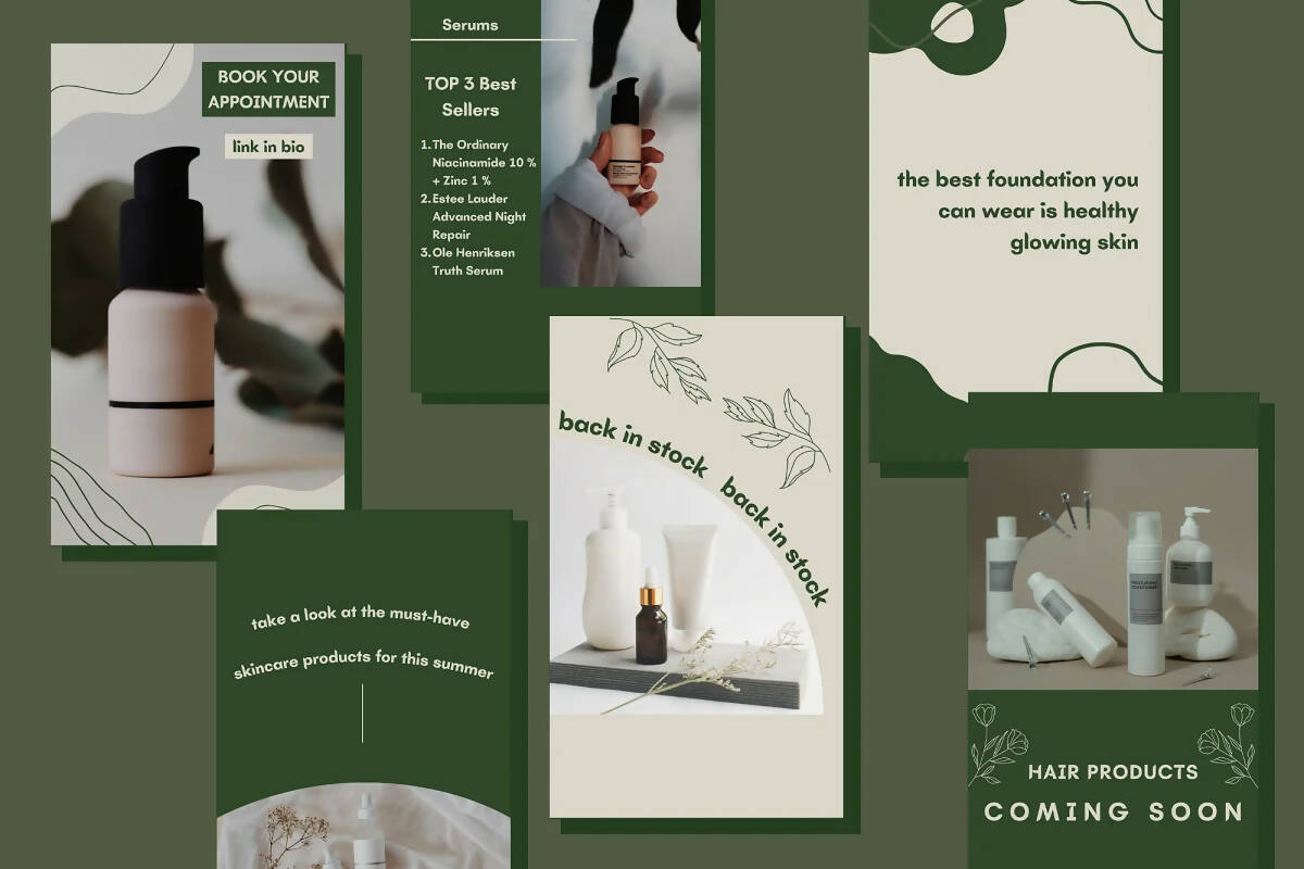 Instagram Canva Template Forest