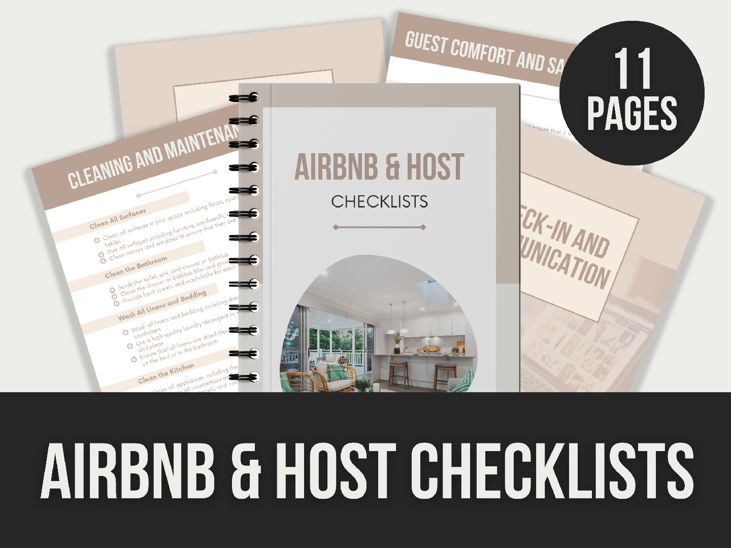 AIRBNB & HOST CHECKLISTS - Social Media Calendar