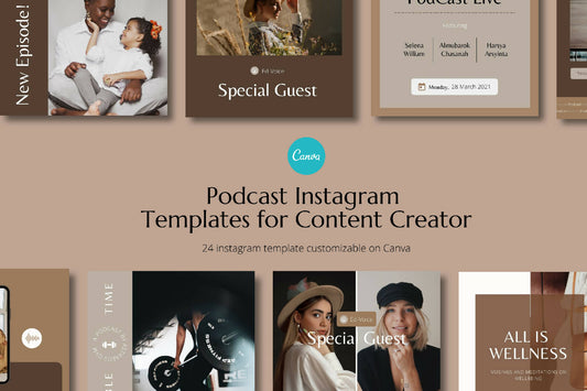 24 Podcast for Social Media Template