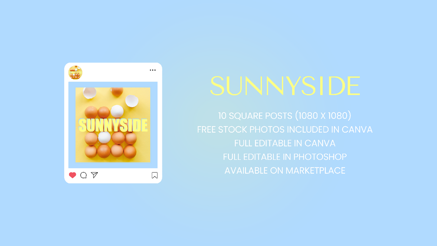 Food & Restaurant Template for Instagram - Editable with Canva