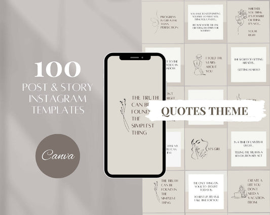 Instagram Social Media Quote Templates