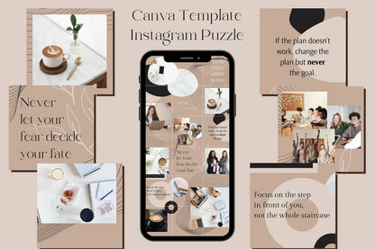 Instagram Template Neutral Puzzle