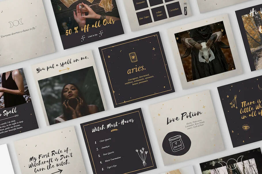 The Coven Instagram Template