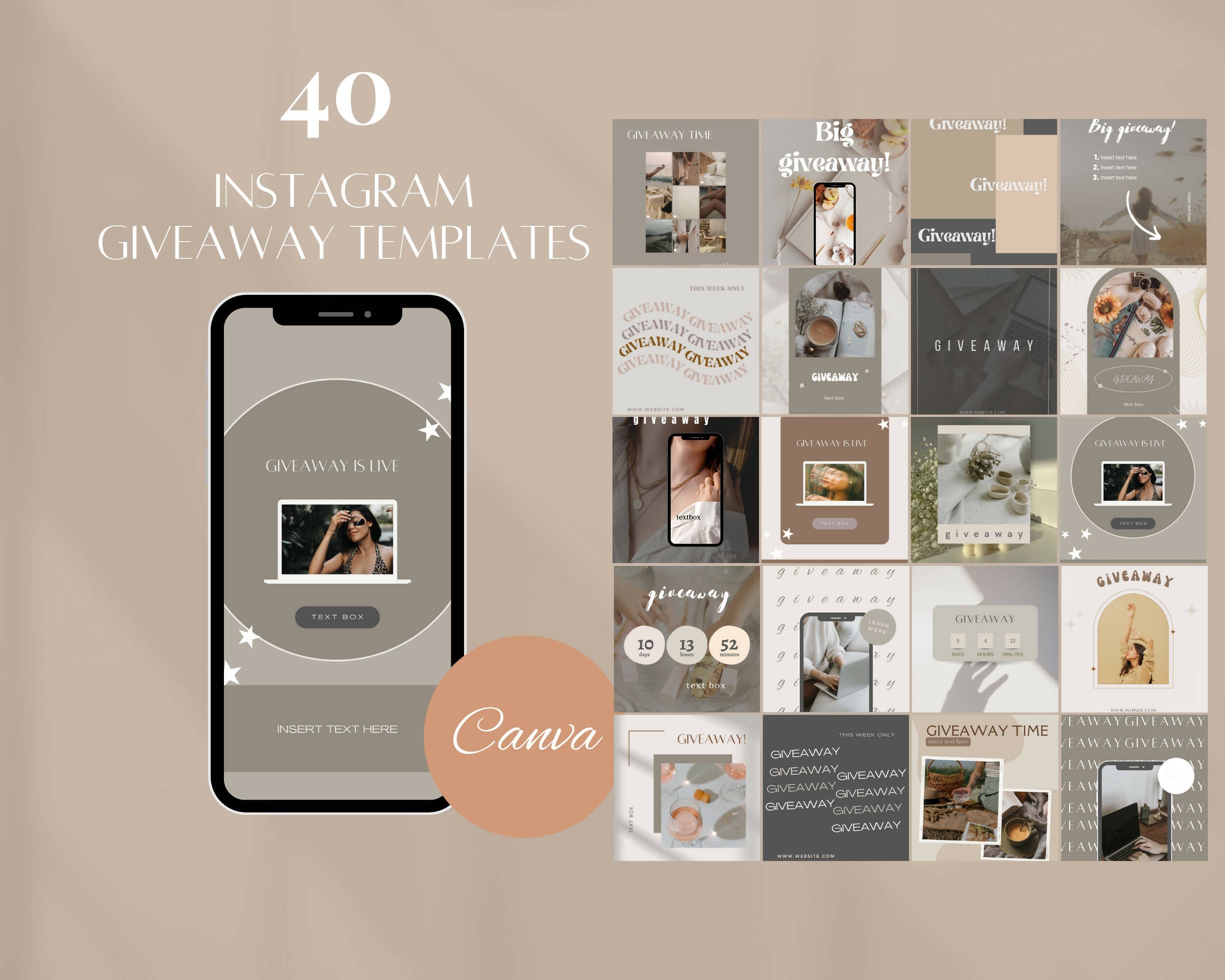 Instagram Giveaway Story Template