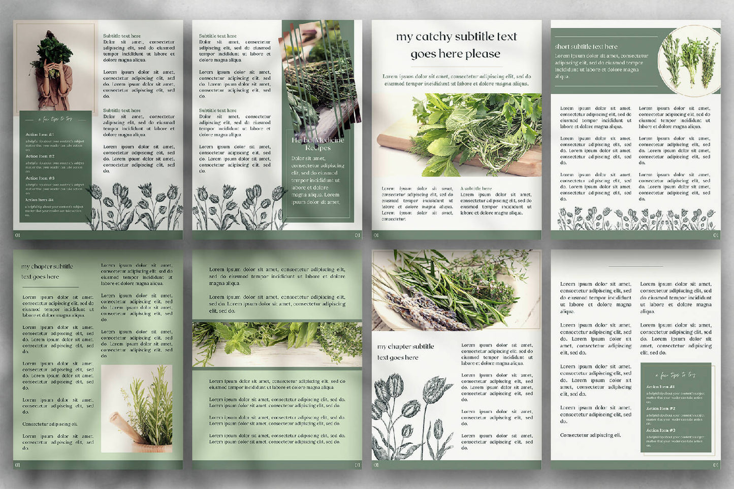 Boho eBook Template for Herbalists - Sorrel