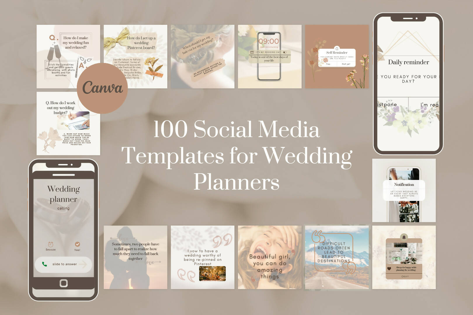 Social Media Calendar for Wedding Planners - Social Media Calendar