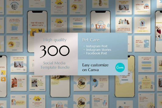 300 Pet Social Media For Social Media Template